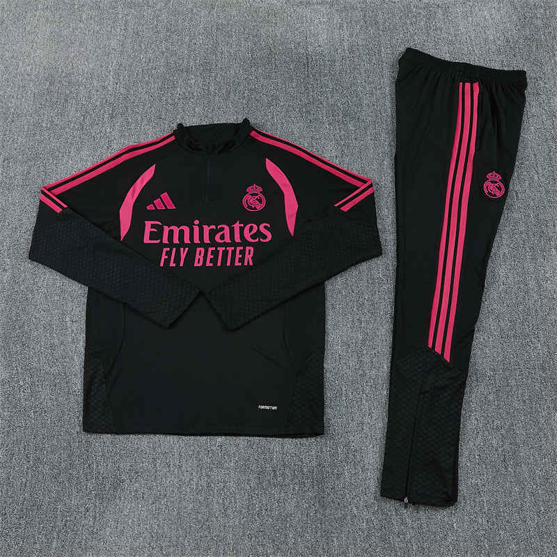 Real Madrid 26/27 Tracksuit (Black)