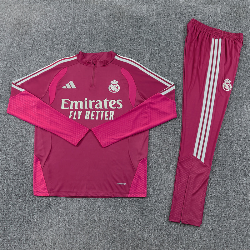 Real Madrid 26/27 Tracksuit (Pink)