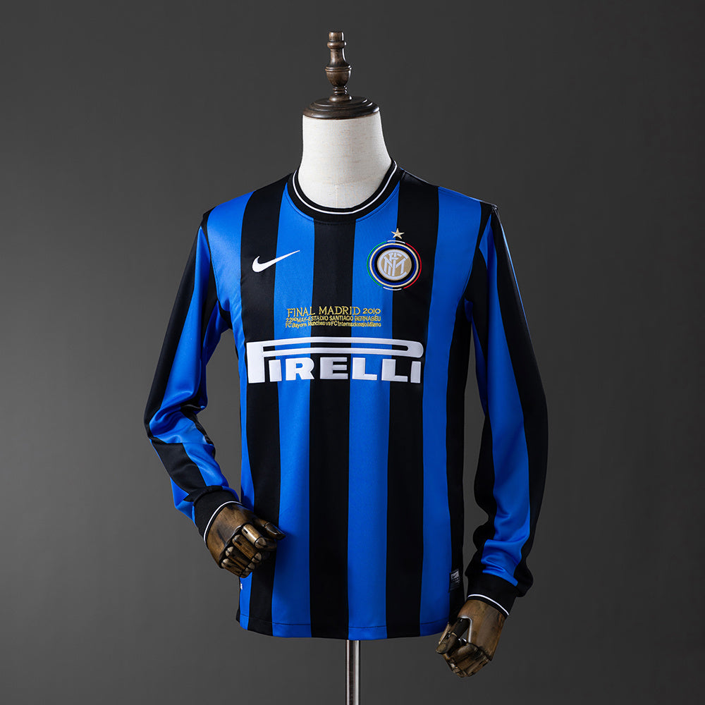 Inter Milan 09/10 Home Long Sleeve Retro