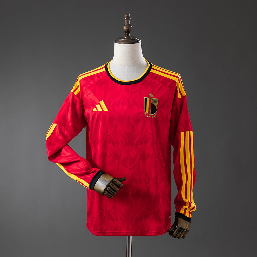 Belgium 26/27 Home Long Sleeve Fan Version