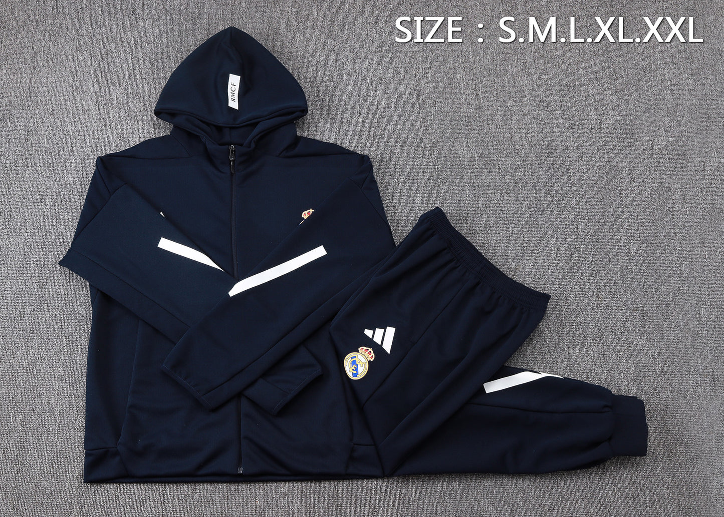 Real Madrid 25/26 Travel Suit (Navy)