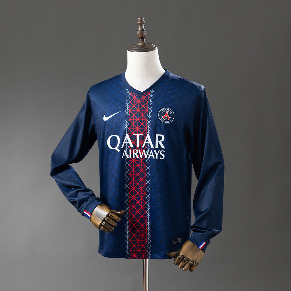 PSG 25/26 Home Long Sleeve Fan Version