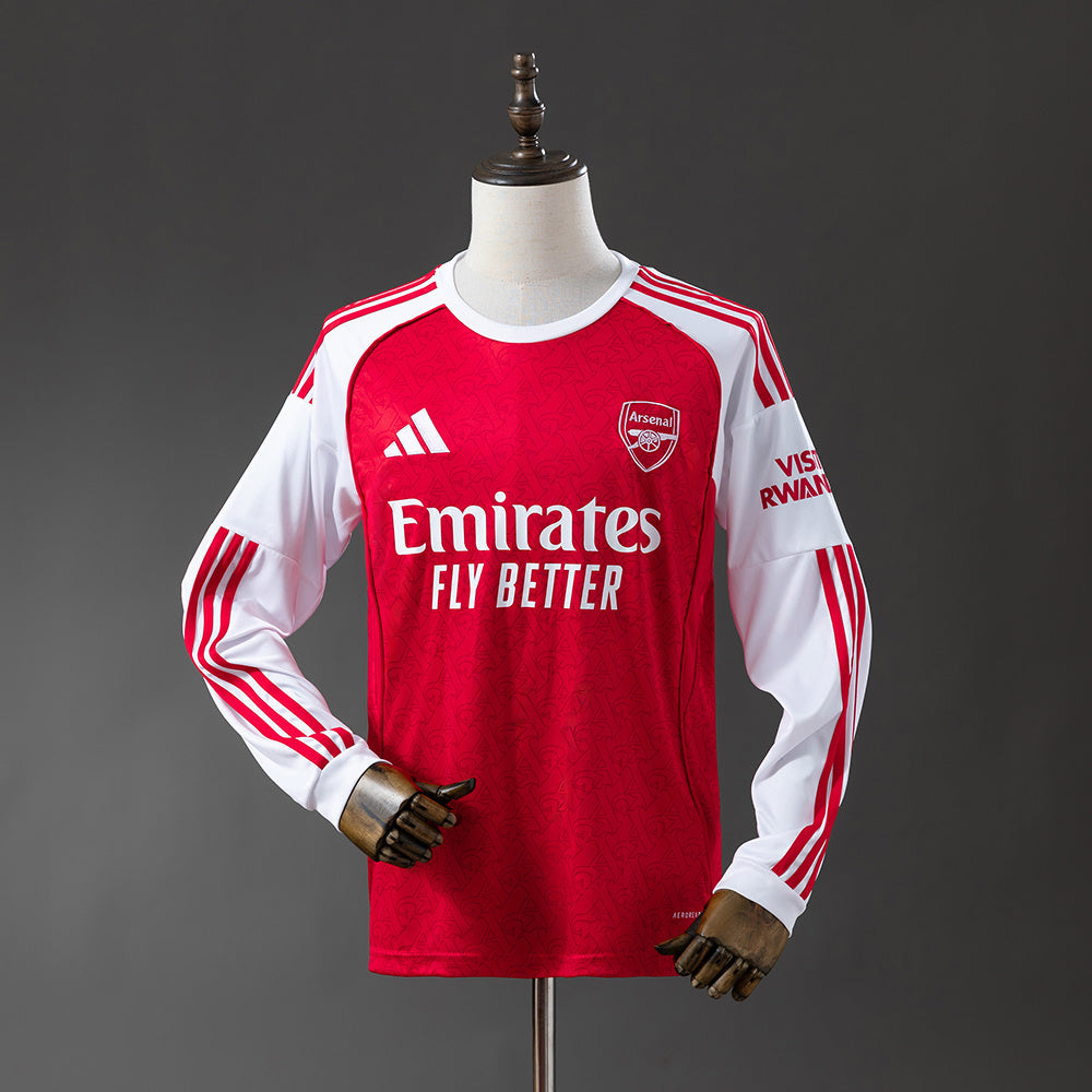 Arsenal 25/26 Home Long Sleeve Fan Version