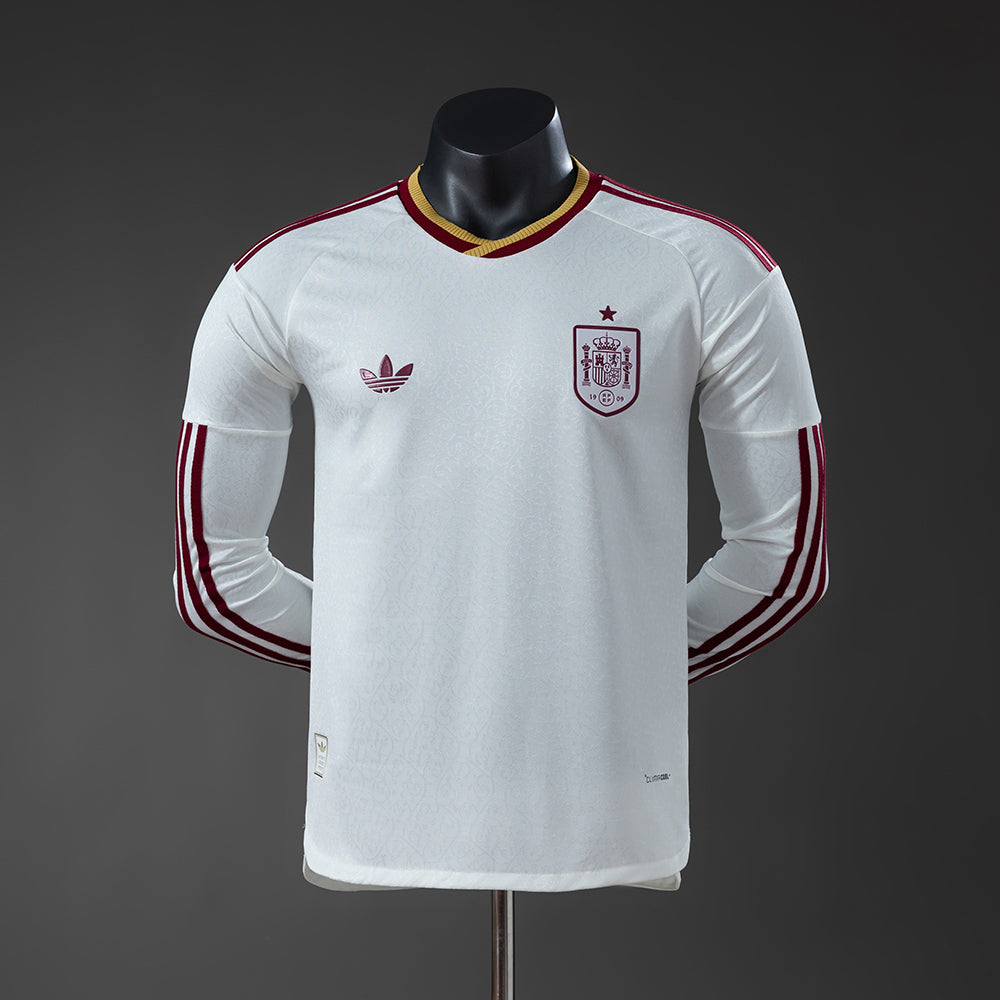Spain 26/27 Away Long Sleeve Player Version
