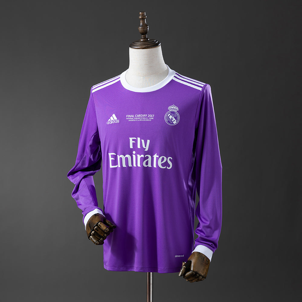 Real Madrid 16/17 Away Long Sleeve Retro