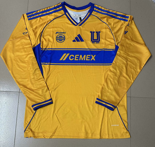 Tigres 25/26 Home long sleeve fan version jersey