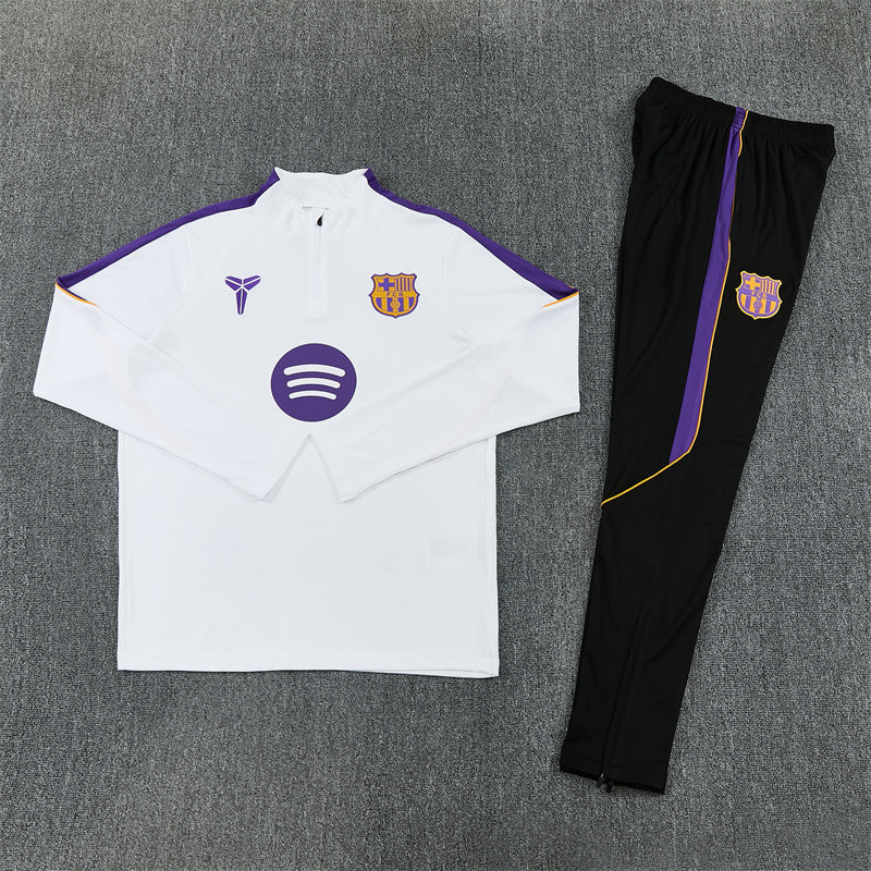 Barcelona 26/27 Tracksuit (White)