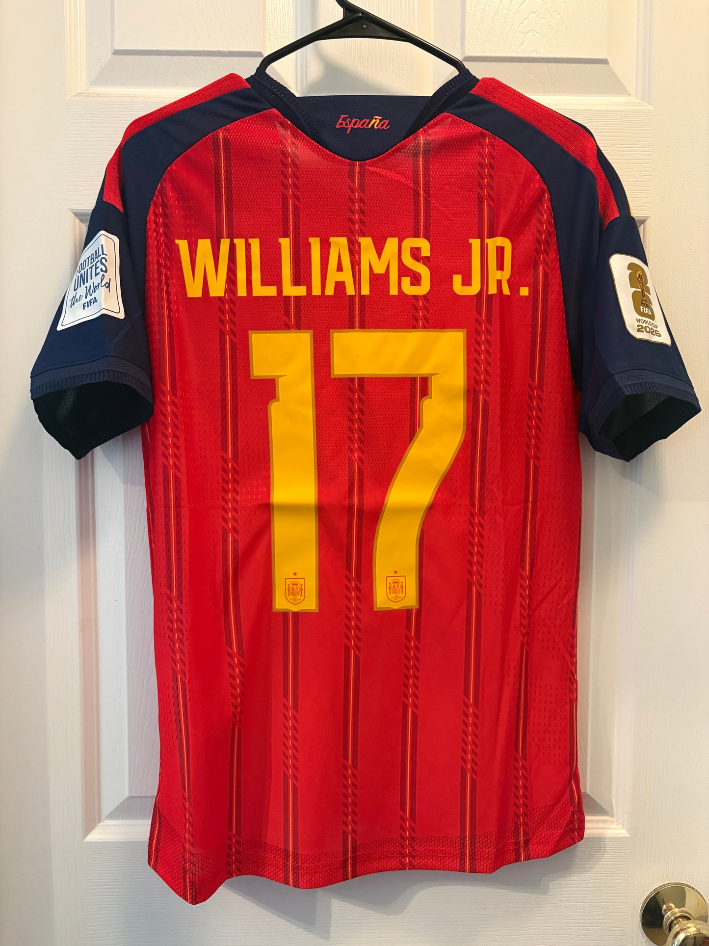 Spain 26/27 Home Player Version (Williams Jr. #17)