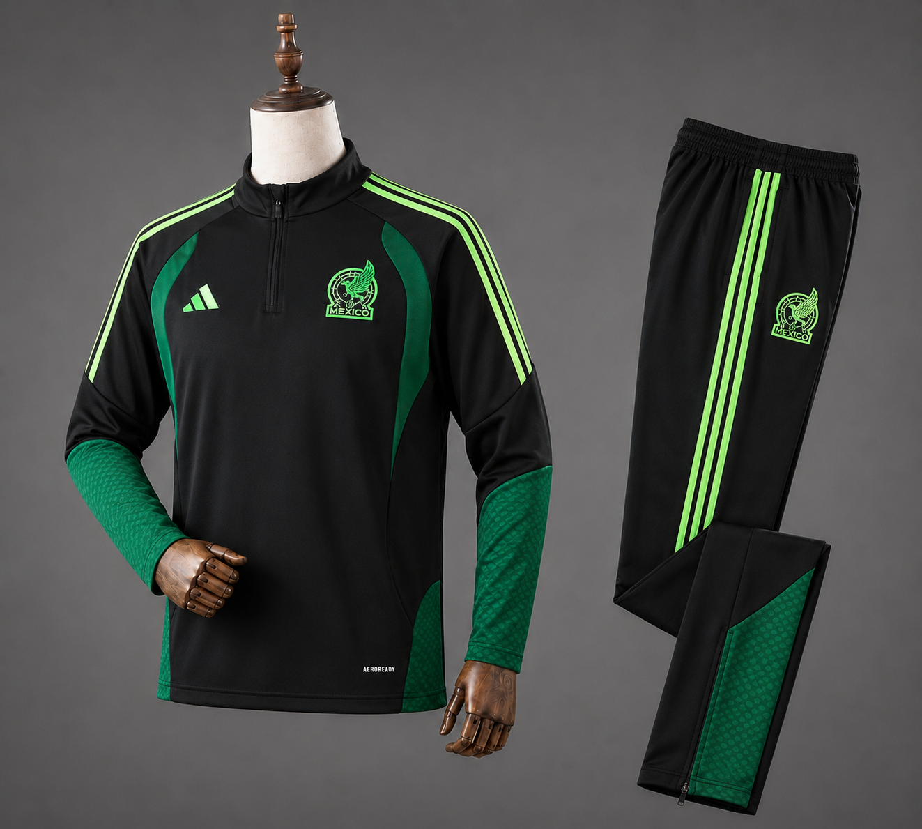 Mexico 26/27 Tracksuit (Black)