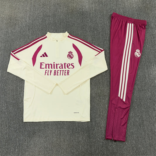 Real Madrid 26/27 Tracksuit (Cream)