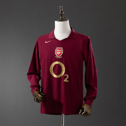 Arsenal 05/06 Home Long Sleeve Retro