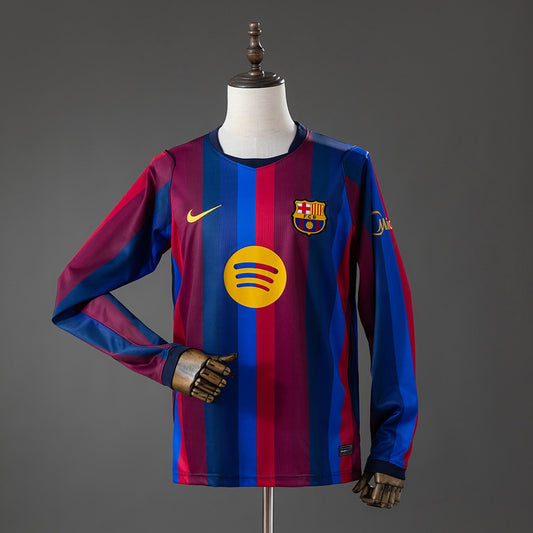 Barcelona 26/27 Home Long Sleeve Fan Version