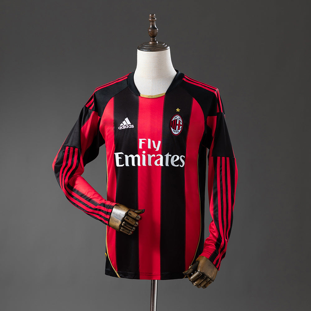 AC Milan 10/11 Home Long Sleeve Retro