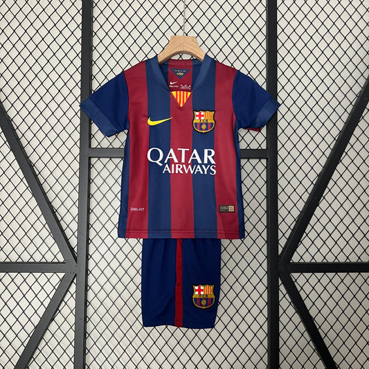 FC Barcelona 14/15 Home retro kids set