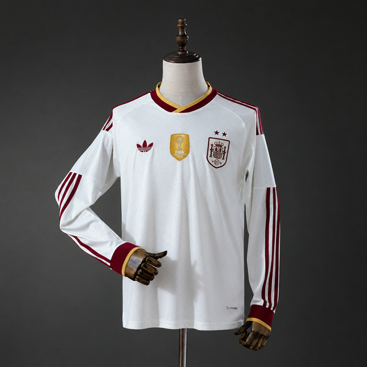Spain 26/27 Away 2 Star Long Sleeve Fan Version