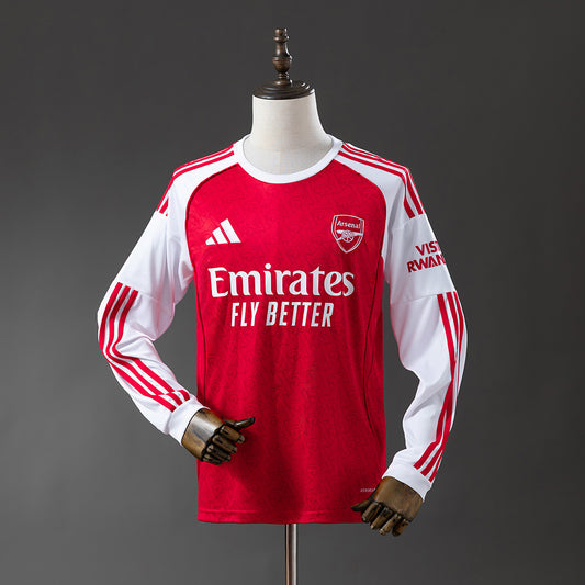 Arsenal 25/26 Home Long Sleeve Fan Version