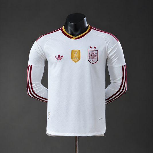 Spain 26/27 Away 2 Star Long Sleeve Player Version
