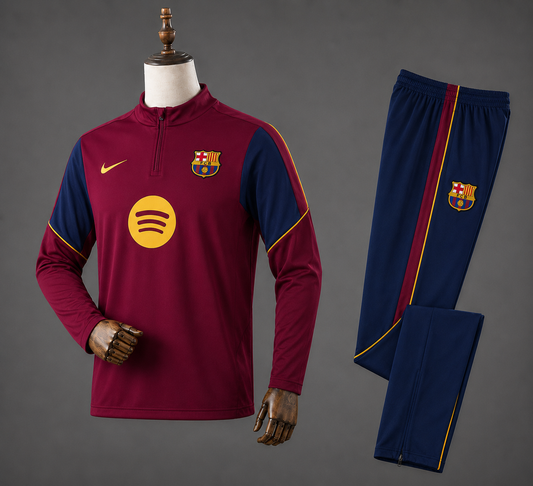 Barcelona 26/27 Tracksuit (Red)