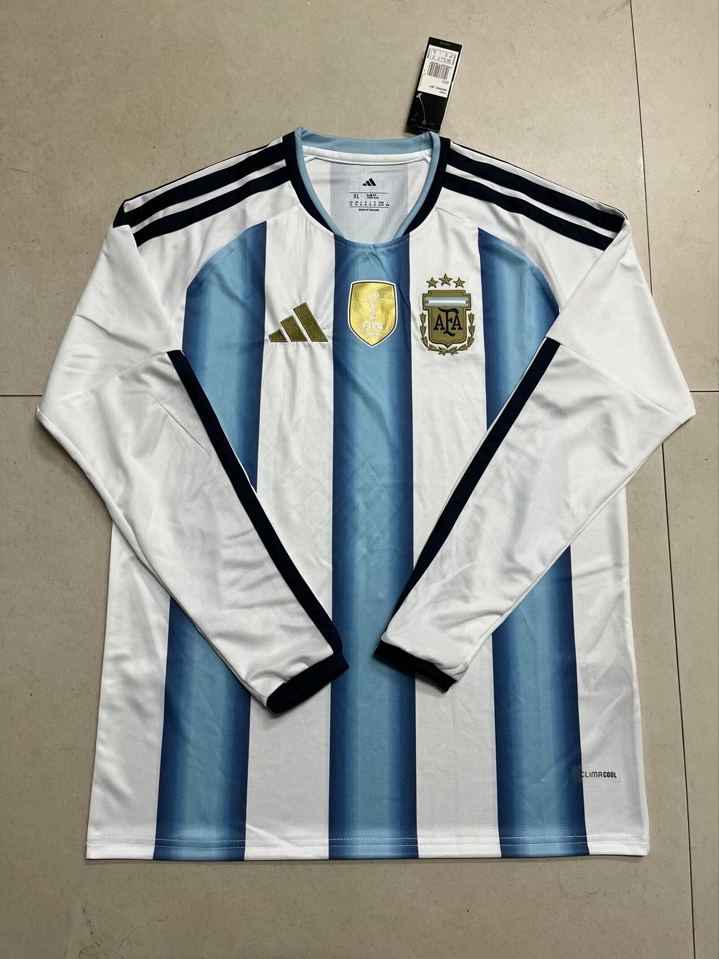 Argentina 26/27 Home long sleeve fan version