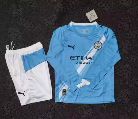 Manchester City 25/26 Home Kids Set