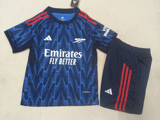 Arsenal 25/26 Away Kids Set