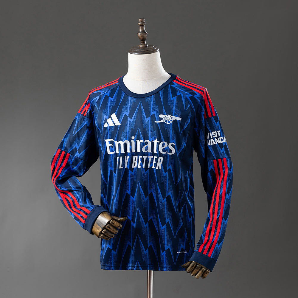 Arsenal 25/26 Away Long Sleeve Fan Version
