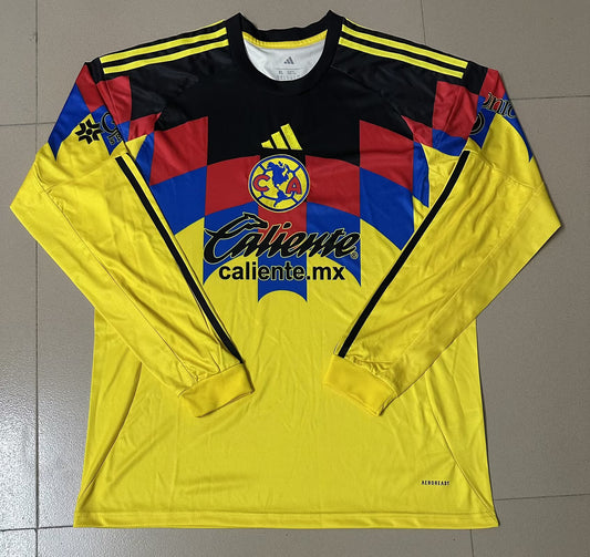 Club America 25/26 Home Long Sleeve Fan Version Jersey