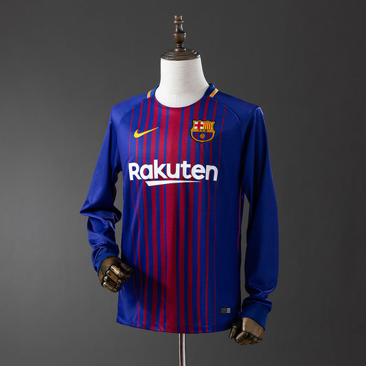 FC Barcelona 17/18 Home Long Sleeve Retro