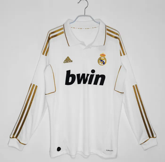 Real Madrid 11/12 Home Long Sleeve Retro