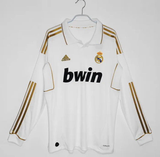 Real Madrid 11/12 Home Long Sleeve Retro