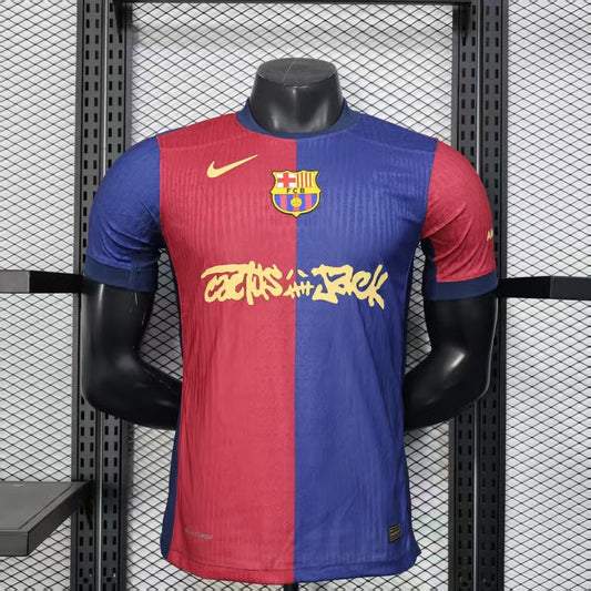 FC Barcelona x Cactus Jack 24/25 Home Player Version Jersey